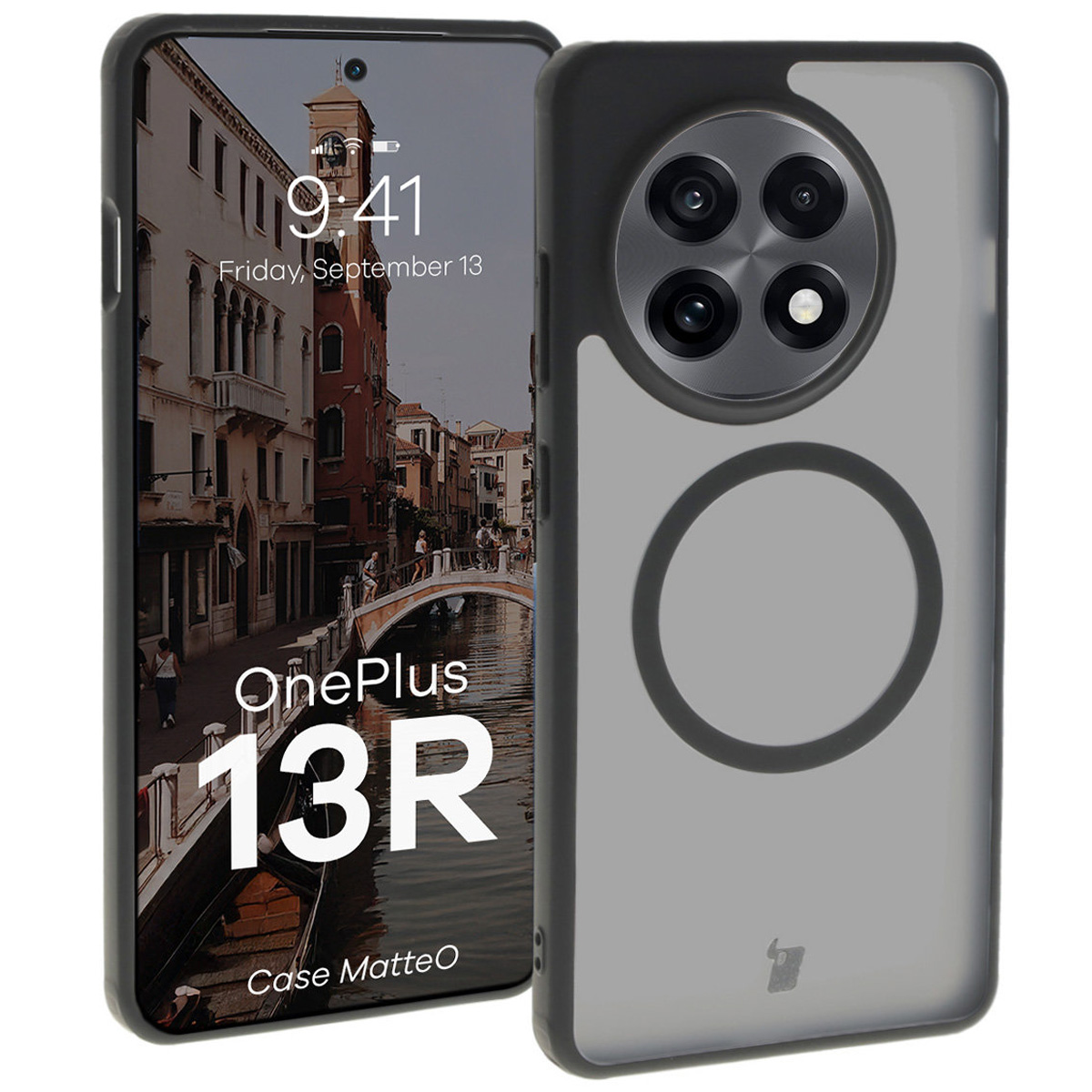 Matowe etui Bizon Case MatteO do OnePlus 13R